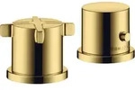 hansgrohe AXOR Citterio E 2-Loch Wannenrandarmatur mit Thermostat, 36412990,...