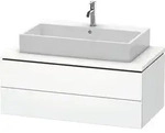 Duravit L-Cube Waschtischunterbau f&uuml;r Konsole, wandh&auml;ngend, 2 Schubk&auml;sten,