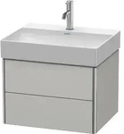 Duravit XSquare Waschtischunterbau wandh&auml;ngend, 2 Schubk&auml;sten, 584x397x460mm,