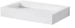 Steinberg Serie 444 Wand-Waschtisch, 1 Hahnloch, ohne &Uuml;berlauf, SOLIDSurface,