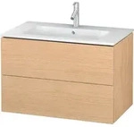 Duravit L-Cube Waschtischunterbau wandh&auml;ngend, 2 Schubk&auml;sten, 820x550x481mm,