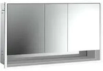 emco loft Lichtspiegelschrank mit Unterfach, 1600mm, 3 T&uuml;ren, Unterputzmodell,