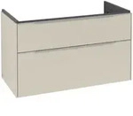 Villeroy & Boch Subway 3.0 Waschbeckenunterschrank, LED-Beleuchtung, 2 Ausz&uuml;ge,