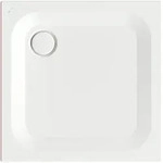 BetteUltra Rechteck-Duschwanne, 800x800x25mm, 5830-440, Farbe: Snow (wei&szlig; matt)