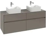 Villeroy & Boch Collaro Waschbeckenunterschrank, f&uuml;r 2 Waschbecken,...