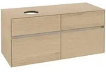 Villeroy & Boch Collaro Waschbeckenunterschrank, Wandmontage, 4 Ausz&uuml;ge...