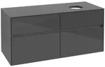Villeroy & Boch Collaro Waschbeckenunterschrank, 4 Ausz&uuml;ge, Waschbecken rechts,