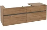 Villeroy & Boch Collaro Waschbeckenunterschrank, 4 Ausz&uuml;ge, Waschbecken links,