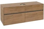 Villeroy & Boch Collaro Waschbeckenunterschrank, 4 Ausz&uuml;ge, Waschbecken mittig,