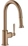 hansgrohe AXOR Montreux Einhebel-K&uuml;chenmischer DN 15, 180, mit Ausziehbrause,