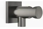 Dornbracht Wandanschlussbogen mit integriertem Brausehalter, eckige Rosette...