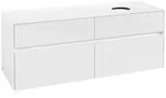 Villeroy & Boch Collaro Waschbeckenunterschrank, 4 Ausz&uuml;ge, Waschbecken rechts,