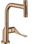 hansgrohe AXOR Citterio K&uuml;chenmischer mit Ausziehbrause bis 50 cm, ComfortZone...