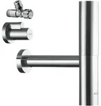 hansgrohe AXOR flowstar Designsiphon Set, mit zwei Eckventil und Schubern, 51304000,