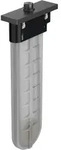 hansgrohe sBox Fertigset eckig, 28010340, Farbe: Brushed Black Chrome