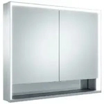 KEUCO Royal Lumos Spiegelschrank Wandvorbau 2-t&uuml;rig, kurze T&uuml;r, mit...