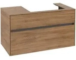 Villeroy & Boch Collaro Waschbeckenunterschrank, 2 Ausz&uuml;ge, Waschbecken rechts,