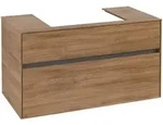 Villeroy & Boch Collaro Waschbeckenunterschrank, 2 Ausz&uuml;ge, Waschbecken mittig,