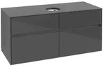 Villeroy & Boch Collaro Waschbeckenunterschrank, 4 Ausz&uuml;ge, Waschbecken mittig,