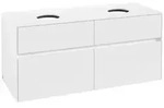 Villeroy & Boch Collaro Waschbeckenunterschrank, 4 Ausz&uuml;ge, f&uuml;r 2 Waschbecken,