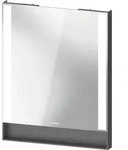 Duravit Collection One Spiegel, Lichtfelder seitlich, dimmbar, 600x750x65mm,