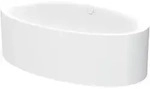 BetteEve Oval Silhouette Badewanne, freistehend, 1800x1000x450mm, 6043-000CFXXS,