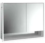 emco loft Lichtspiegelschrank mit Unterfach, 800mm, 2 T&uuml;ren, Unterputzmodell,