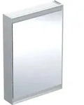 Geberit ONE Spiegelschrank mit ComfortLight, eine T&uuml;r, Aufputzmontage, Aluminium