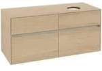 Villeroy & Boch Collaro Waschbeckenunterschrank, 4 Ausz&uuml;ge, Waschbecken rechts,