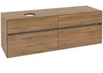 Villeroy & Boch Collaro Waschbeckenunterschrank, Wandmontage, 4 Ausz&uuml;ge, Waschbecken