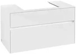 Villeroy & Boch Collaro Waschbeckenunterschrank, 2 Ausz&uuml;ge, Waschbecken mittig,