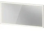 Duravit L-Cube Spiegel mit integrierter Beleuchtung, eckig, 1400x700x67mm, Wei&szlig;