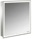 emco prime Lichtspiegelschrank, 600 mm, eine T&uuml;r, Anschlag links, Unterputzmodell,