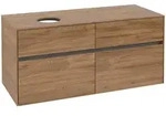 Villeroy & Boch Collaro Waschbeckenunterschrank, Wandmontage, 4 Ausz&uuml;ge SoftClose,