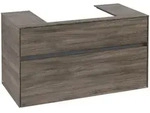 Villeroy & Boch Collaro Waschbeckenunterschrank, 2 Ausz&uuml;ge, Waschbecken mittig,