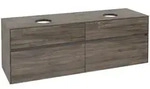 Villeroy & Boch Collaro Waschbeckenunterschrank, Wandmontage, 4 Ausz&uuml;ge, f&uuml;r 2