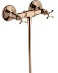 hansgrohe AXOR Montreux 2-Griff-Brausearmatur Aufputz, 1 Verbraucher, 16560300,