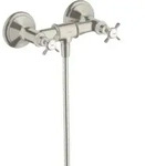 hansgrohe AXOR Montreux 2-Griff-Brausearmatur Aufputz, 1 Verbraucher, 16560800,