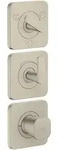 hansgrohe AXOR Citterio C Thermostatmodul 380/120 Unterputzmodell mit Rosetten f&uuml;r 3