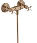 hansgrohe AXOR Montreux 2-Griff-Brausearmatur Aufputz, 1 Verbraucher, 16560310,