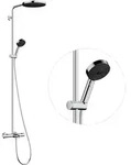 hansgrohe Pulsify S PURO Duschsystem 260, 1-jet, Wannenthermostat Ecostat Fine,