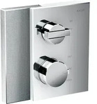 hansgrohe AXOR Edge Thermostat Unterputzmodell mit Absperrventil, Diamantschliff,