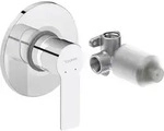 Duravit D-Code Einhebelmischer Unterputzmodell Set, Rosette rund, DC4210007010,