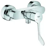 Grohe Eurosmart Einhand-Brausebatterie, Aufputzmontage, langer Hebelgriff,...