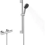 hansgrohe Pulsify Select S Brauseset 105, 3-jet Relaxation, Ecostat Fine,...