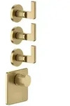 Gessi Inciso- Fertigmontage-Set f&uuml;r 3/4 Hochleistungs Unterputz-Thermostat,