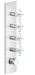 Gessi Inciso+ Fertigmontage-Set f&uuml;r 3/4 Hochleistungs Unterputz-Thermostat,...