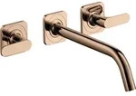 hansgrohe AXOR Citterio M 3-Loch Waschtischarmatur Unterputzmodell f&uuml;r Wandmontage