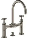 hansgrohe AXOR Montreux 2-Griff-Waschtischarmatur 220,...