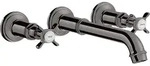 hansgrohe AXOR Montreux 3-Loch Waschtischarmatur Unterputz, Wandmontage,...
